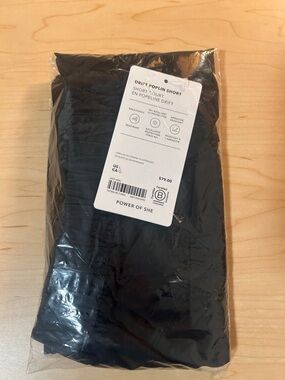 Athleta BLACK Poplin Drawstring Shorts
